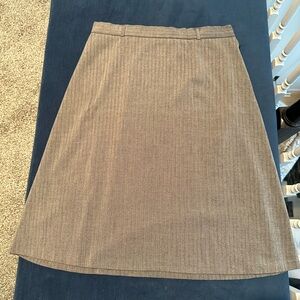 Chic Grey A-Line Women's Skirt